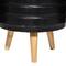 CosmoLiving by Cosmopolitan Set of 3 Black MgO Planter 18", 16", 15"
